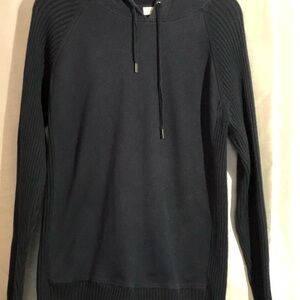 Calvin Klein Men's Blue Hoodie Sweater Sleeves size L